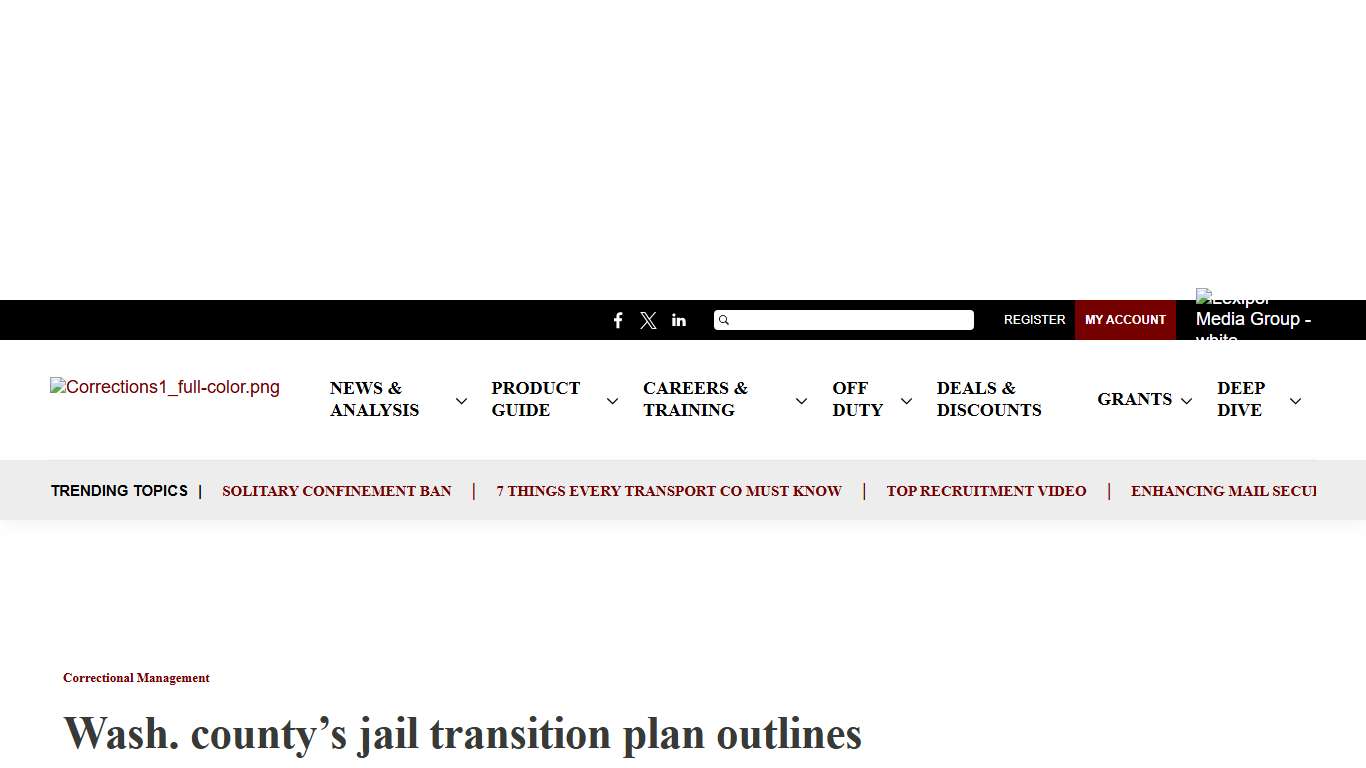 Wash. county’s jail transition plan outlines sweeping changes for corrections staff